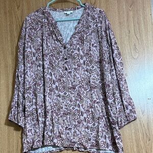 Pure Jill V-Neck Blouse